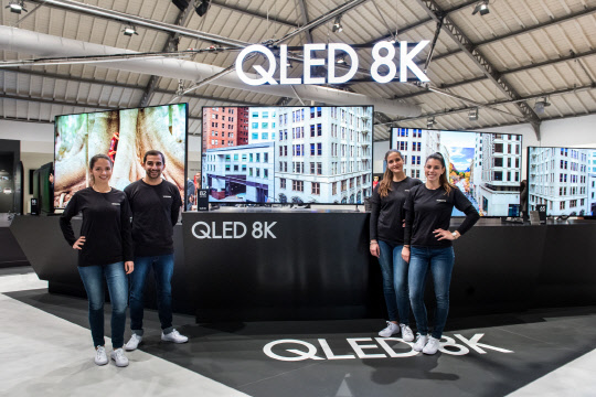 삼성전자 QLED 8K TV. <삼성전자 제공>